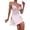 Pink, variant on TinyBloomm Nightshirts for Women plus Size Women's Lace Sleeveless Nightgown Soft Sleepwear Comfortable Elegant Nightwear For Ladies Relaxing Pajamas, Size XXXL
