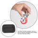 thumbnail image 5 of GOOHOCHY 8pcs Muebles profesionales Caster Caster Topes Anti-Scratch Muebles Wheel Stoppers (negro), 5 of 7