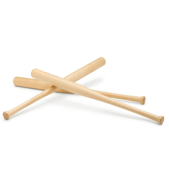 18 Inch Craft Bat Perfect for Design and Party Favors - Pack of 25 by Woodpeckers