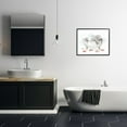 thumbnail image 2 of Stupell Industries Manatee Sea Life Swimming Bathtub Bathroom Painting Graphic Art Black Framed Art Print Wall Art, Design by Ziwei Li, 2 of 5