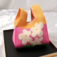 thumbnail image 2 of Diseño de nicho, bolso de mano de punto a juego con el color de la niña de las flores, hombro femenino para preparar una nueva personalidad versátil marea sexy 20*12*36cm, 2 of 5