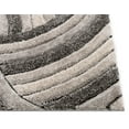 thumbnail image 4 of Well Woven Tilly Grey Geometric Stripes Thick Soft Plush 3D Textured Shag Area Rug, 4 of 8