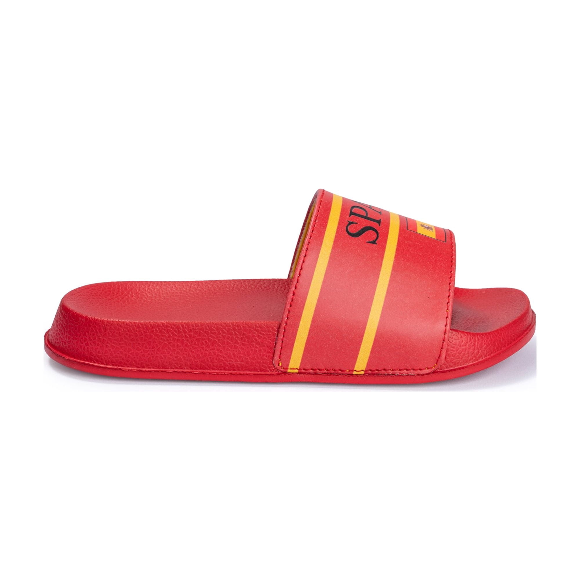 Kids Soccer Fan Slide Sandals – USA, Mexico, Argentina, Brazil, & Spain