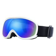 Angle View: NEW Anti-UV Anti-fog Ski Goggles Men Women Snowboard Goggles Youth Winter Skiing Sport Goggles Outdoor Glasses white blue