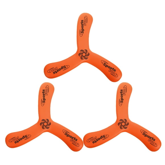 3 Pcs Boomerang Volant Épaissi Doux pour Enfants Jouet de Sport Extérieur Plage Boomerang Volant Loisirs