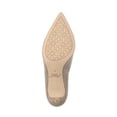 thumbnail image 4 of BADGLEY MISCHKA Womens Beige Comfort Glitter Rudy Pointed Toe Stiletto Slip On Dress Pumps Shoes 9 M, 4 of 4