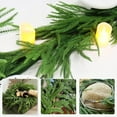 thumbnail image 3 of Guvpev 2025 Christmas Norfolk Pine Garland for Fireplace - 6FT Real Touch Winter Pine Garland, Green Artificial Faux Greenery Garlands for Mantel, Wall, Stair, Table, Porch, Home Xmas Holiday Decor, 3 of 8