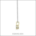thumbnail image 3 of Dazzlingrock Collection IGI Certified 1.00 Cttw Oval Solitaire Lab Grown White Diamond 4 Prong Pendant Necklace with 18 inch Silver Chain for Women in 10K Solid Yellow Gold, 3 of 6