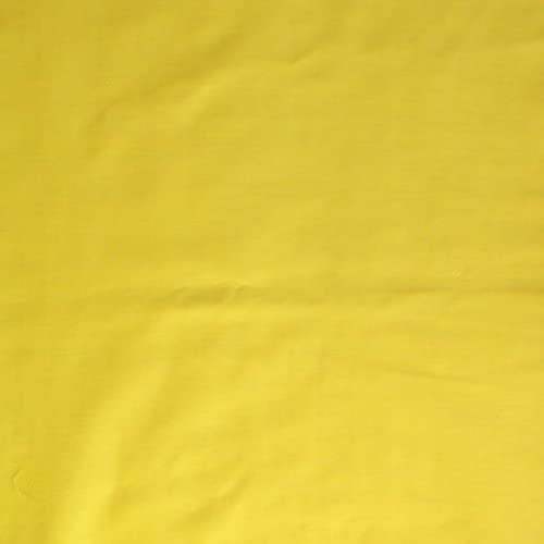 10 Yard Bolt Cotton Polyester Broadcloth Fabric Apparel 45" Wide (Bright Yellow)