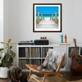 thumbnail image 3 of Art.com Cuba Fuerte Collection SQ - Boardwalk on the Beach Photographic Print by Philippe Hugonnard, Brown Frame Wall Art, 38" x 38", 3 of 3