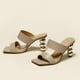 thumbnail image 1 of Zapatos de mujer Calabaza Brochetas Tacones altos Punta cuadrada Estilo casual Color sólido Sandalias Wmkox8yii ytu2235, 1 of 6