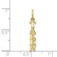 thumbnail image 3 of 10k Yellow Gold Talking - TAKEN Charm Pendant, 3 of 4