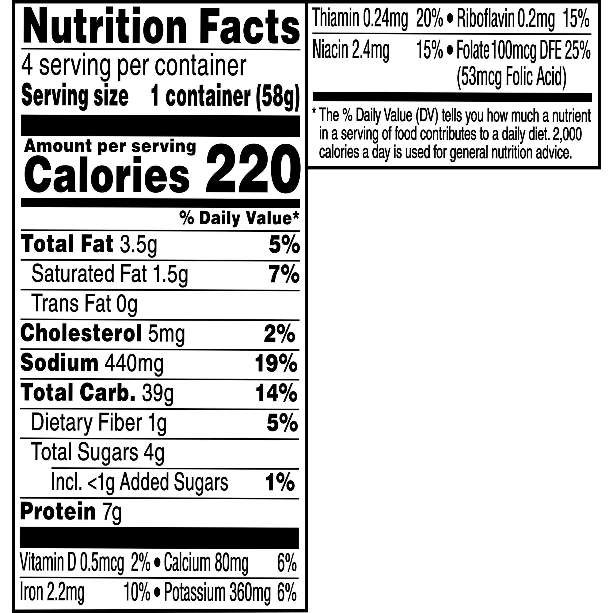 Mac A Roni Pasta with Flavored Sauce Creamy Cheddar, 2.04 oz 4 Count Cups