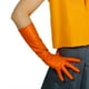 thumbnail image 3 of Guantes largos de látex rojo brillante para mujer, aspecto mojado, piel sintética patentada, hasta el codo, para vestirse de noche, disfraz de moda, cosplay, 3 of 5