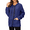 Navy Blue, variant on American Trends Rain Coats for Women Waterproof with Hood Packable Rain Jackets Womens Lightweight Rain Jackets Outdoor Light Blue & Grey S
