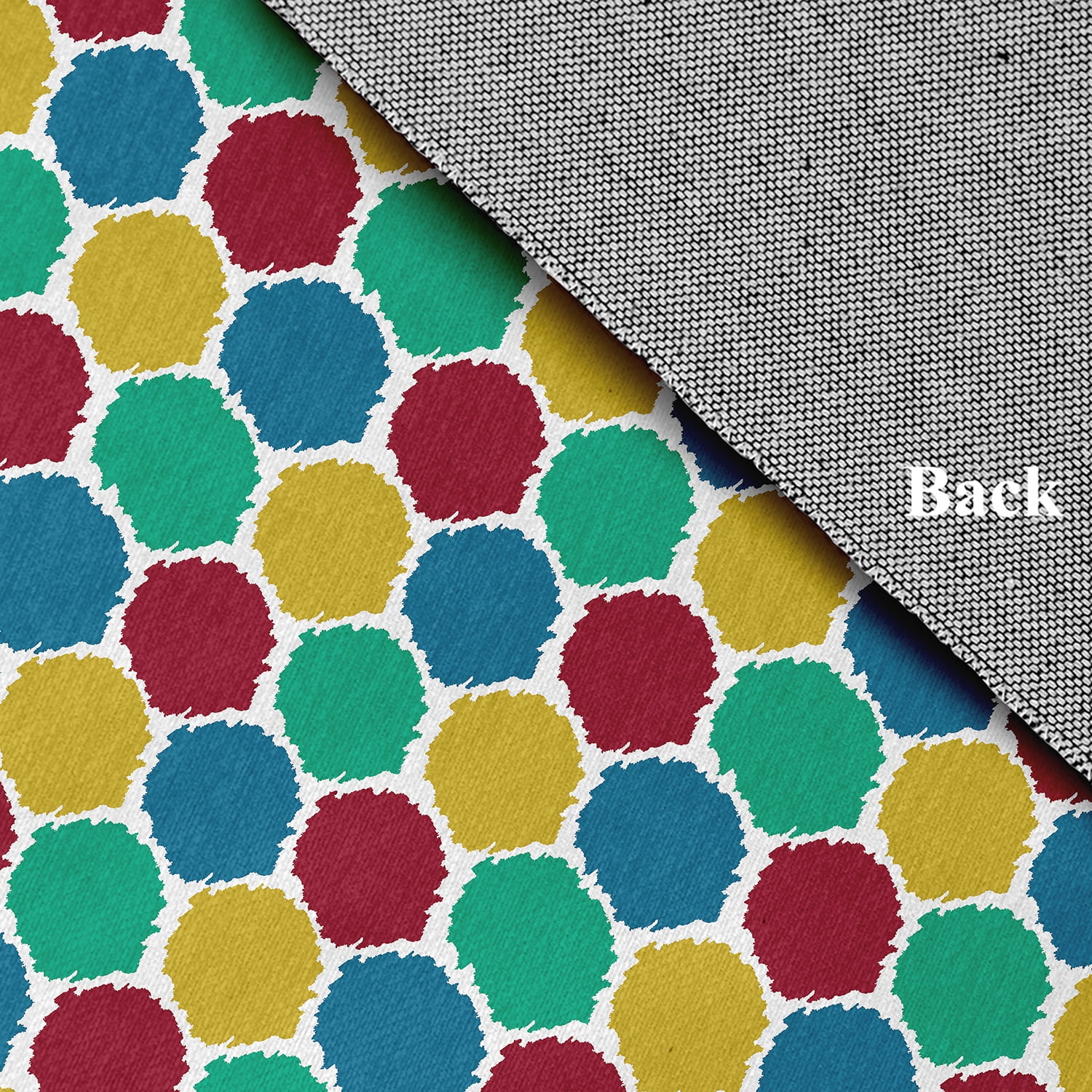 Simply Daisy 2' x 3' Sporty Red Geometric Rug
