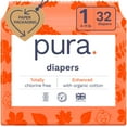 thumbnail image 1 of Pañales Pura Talla 1 Recién Nacido 2-5 kg Algodón Orgánico 32 unidades, 1 of 9
