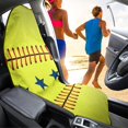 thumbnail image 4 of POLERO Car Seat Towel Cover, Compatible with Truck Seat Van, Terry Cloth Car Seat Cover for Trucks Cars, Softball Star Design, 4 of 7