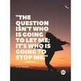 thumbnail image 3 of ArtsyQuotes 19x24 Black Modern Framed Museum Art Print Titled - Ayn Rand Quote: Stop me, 3 of 5