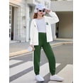 thumbnail image 2 of Arshiner Girls 2 Piece Outfits Sweatsuits Zip Up Hoodie Sweatshirt and Sweatpant Athletic Tracksuit Jogger Set, 2 of 6