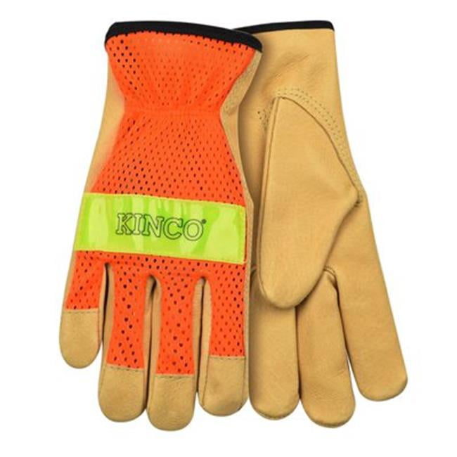 Kinco International 254781 High Visibility Orange Glove, Large