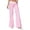 e-102Pink24, variant on Women Casual Pants With Fold Over Waist Loose Straight Leg Bottoms For Everyday Comfort And Modern Everyday Wear Solid Color Leisure Daily Female Trousers