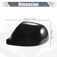 thumbnail image 3 of Unique Bargains Pair Car Rear View Mirror Cover Cap Replacement Gloss Black for Volkswagen Transporter T5 T6 Mirror Caps, 3 of 6