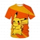 thumbnail image 2 of Ropa de verano para niños, juego de Pikachu, camiseta 3D, ropa de dibujos animados para niños, camiseta gráfica de Anime para niños, ropa para niños, talla 3-14T90 heqiyong CONDUJO, 2 of 2