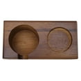 thumbnail image 2 of Soporte de madera para filtro de café, soporte para compactador de café, estación de apisonamiento, color marrón, 2 of 5