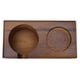 thumbnail image 2 of Soporte de madera para filtro de café, soporte para compactador de café, estación de apisonamiento, color marrón, 2 of 5