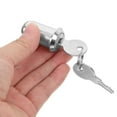 thumbnail image 2 of 1 Set Cabinet Locks With Keys Zinc Alloy Tool Box Lock Replacement for Drawers and Cabinets, 2 of 9