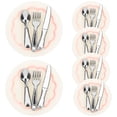 thumbnail image 1 of Miangastore 6 Sets Mini House Accessories Miniature Plates Forks Spoons Cutters Tableware, 1 of 8