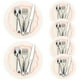 thumbnail image 1 of 6 sets Mini accesorios de casa placas miniaturas horquillas de bifurcaciones cortadores de cucharadas, 1 of 5