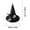 B, variant on Fllostpr Halloween 14x15" Adult Prom Dress Up Witch Hat, Black Light Comfortable Decor for Party Masquerade Stage Performance