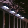 thumbnail image 4 of Luces solares para exteriores, luces solares para escaleras, luces LED impermeables para patios exteriores, lámparas decorativas para barandillas, jardines, patios, escaleras y vallas, lámparas de plá, 4 of 8