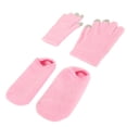 thumbnail image 1 of Calcetines de Guantes Hidratantes, Guantes de Spa Calcetines Rosa Reparación Refrescante Segura para Salón de Belleza, 1 of 7