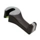 thumbnail image 4 of Soporte para teléfono con gancho oculto para reposacabezas de coche 2 en 1, colgador para respaldo de asiento negro gris, 4 of 9