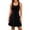 Black, variant on IWRICH Women's Athletic Dress with Built-In Shorts Workout Tennis Golf Active Wear U Neck A-Line Dresses WH2 XL