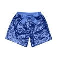thumbnail image 4 of TEAJOPSUU Toddler Baby Boys Girls Sparkle Sequin Shorts Kids Cute Summer High Waist Glitter Clubwear Dance Dance Shorts Blue, 4 of 6