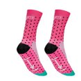 thumbnail image 3 of DH SPORTS High Quality Professional Brand Sport Socks Breathable Bicycle Socks Outdoor Sports Racing Cycling Sock Pink, 3 of 3