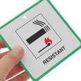 SEWCHICS 50Pcs Fire Safety Labels for Furniture Assorted Color Durable ...