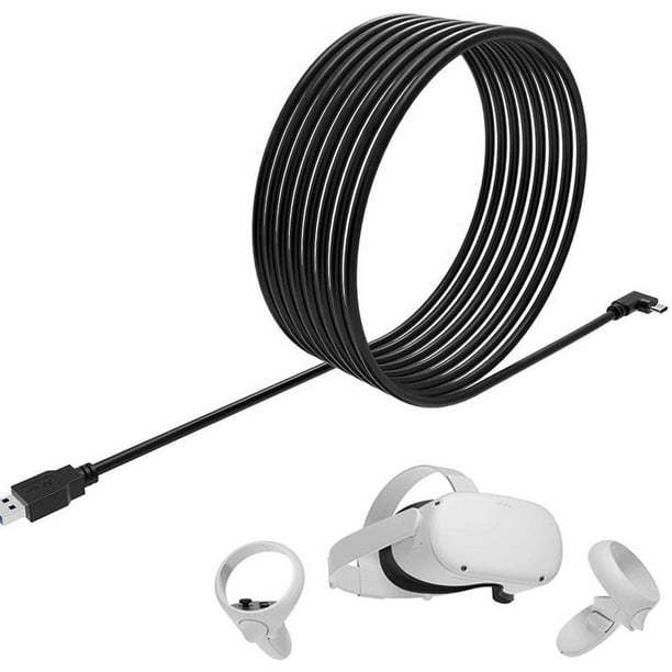 (3M) Oculus Lien Câble Compatible pour Oculus Quest 2/1, USB Type C Câble 3.2 Gen 1 10ft (3M) Transfert de Données à Grande Vitesse