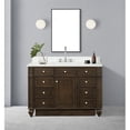 thumbnail image 3 of Design Element Winston 48" Solid Birch Hardwood Single Vanity in Walnut, 3 of 16