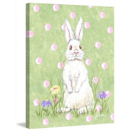 Marmont Hill "Hippity Hop" by Reesa Qualia Painting Print on Wrapped Canvas