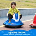 thumbnail image 6 of Kids Ride On Bumper Car, Electric Ride On Car Toy with Remote Control, 360 Degree Spin, 2 Driving Modes, LED Lights, Music, Bumper Car for Toddlers, Boys and Girls(Blue), 6 of 7