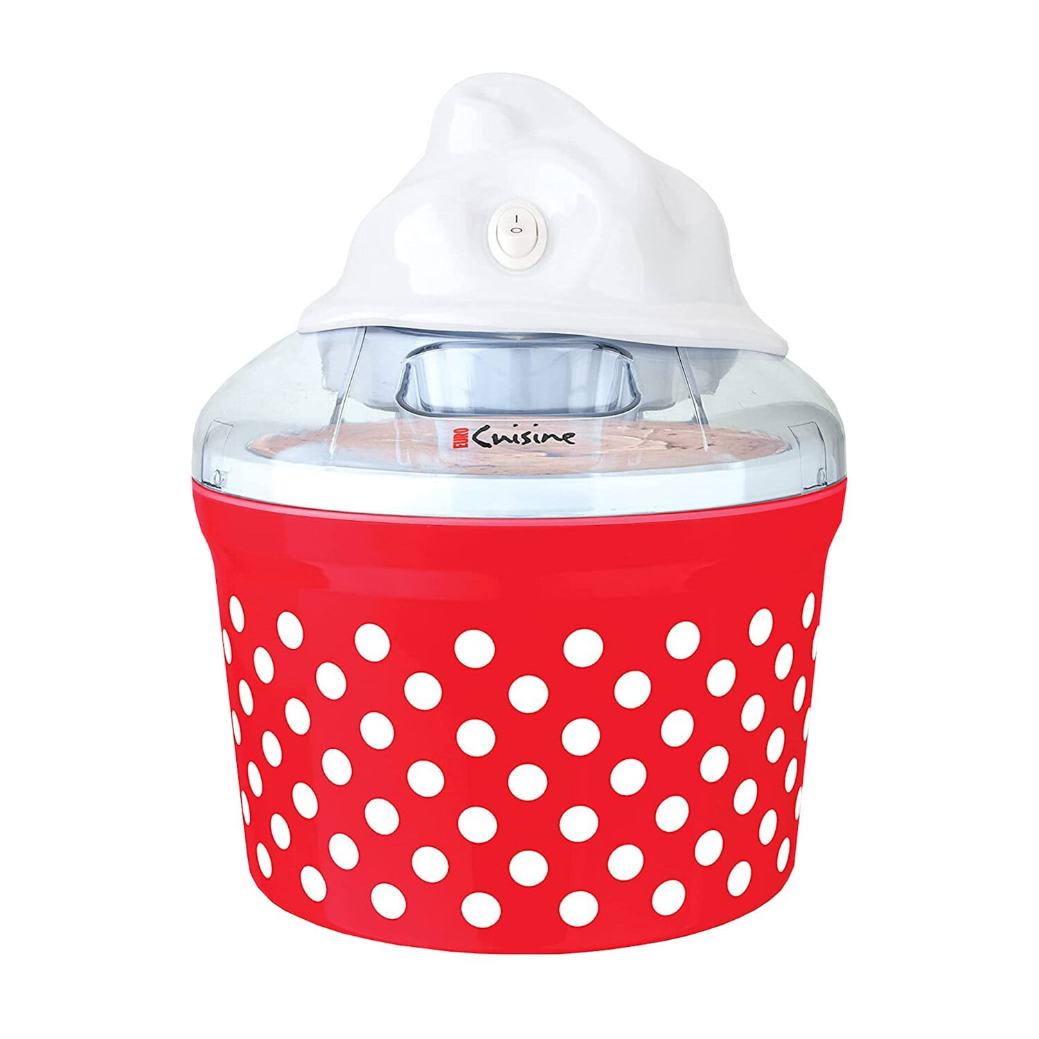 Euro Cuisine ICM26RD Automatic Ice Cream, Sorbet & Frozen Yogurt Maker