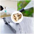 thumbnail image 6 of Uxcell 4-Pack Foam Cannon Orifice Nozzle, 1.1mm Brass Universal Thread Tips Sprayer Connector Replacement Nozzles, 6 of 6