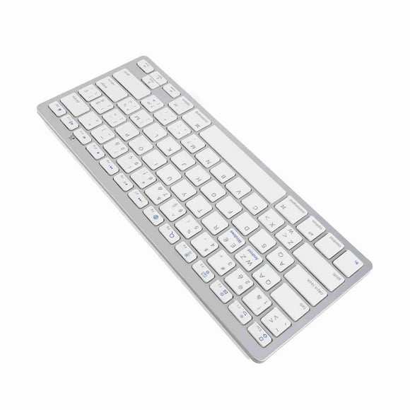 Wirelesss Bluetooths Language Keyboard, German French Spanish Italian English Bilingual Language Keyboard, Universal for PC Laptop for IOS for  for