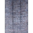 thumbnail image 1 of Ahgly Company Indoor Rectangle Mid-Century Modern Purple Oriental Area Rugs, 7' x 10', 1 of 6