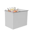 thumbnail image 5 of 115L Drop-In Ice Chest - 304 Stainless Steel Cooler with 0.78" Insulation, 27x18x21 Inch for Outdoor/BBQ (Silver, Includes Lid & Handle), 5 of 16